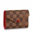 Louis Vuitton Victorine Wallet In Damier Ebene Canvas N41659