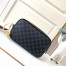 Louis Vuitton Kasai Clutch In Damier Graphite Canvas N41664