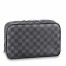 Louis Vuitton Toilet Pouch GM In Damier Graphite Canvas N47521