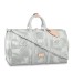 Louis Vuitton Keepall Bandouliere 50 Bag In Damier Salt Canvas N50069