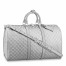 Louis Vuitton Keepall Bandouliere 50B Bag In Glitter Leather N58041