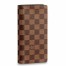 Louis Vuitton Brazza Wallet In Damier Ebene Canvas N60017