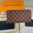 Louis Vuitton Zippy Wallet In Damier Ebene Canvas N60046