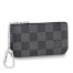 Louis Vuitton Pochette Cle In Damier Graphite Canvas N60155