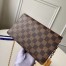 Louis Vuitton Vavin Chain Wallet In Damier Ebene Canvas N60221