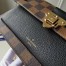 Louis Vuitton Vavin Chain Wallet In Damier Ebene Canvas N60221