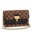 Louis Vuitton Vavin Chain Wallet In Damier Ebene Canvas N60221