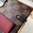 Louis Vuitton Vavin Chain Wallet In Damier Ebene Canvas N60222