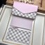 Louis Vuitton Pochette Felicie In Damier Azur Canvas N60235