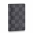 Louis Vuitton Slender Pocket Organizer In Damier Graphite Canvas N60256