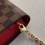 Louis Vuitton Croisette Chain Wallet In Damier Ebene Canvas N60288