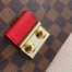 Louis Vuitton Croisette Chain Wallet In Damier Ebene Canvas N60288