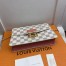 Louis Vuitton Croisette Chain Wallet In Damier Azur Canvas N60358