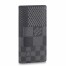 Louis Vuitton Brazza Wallet In Damier Graphite 3D Canvas N60436