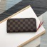 Louis Vuitton Clemence Wallet In Damier Ebene Canvas N60534