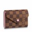 Louis Vuitton Victorine Wallet In Damier Ebene Canvas N61700