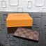 Louis Vuitton Card Holder In Demier Ebene Canvas N61722