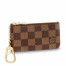 Louis Vuitton Key Pouch In Damier Ebene Canvas N62658
