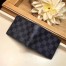 Louis Vuitton Multiple Wallet In Damier Graphite Canvas N62663