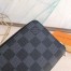 Louis Vuitton Zippy Wallet Vertical In Damier Graphite Canvas N63095
