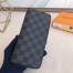 Louis Vuitton Zippy Wallet Vertical In Damier Graphite Canvas N63095
