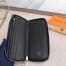 Louis Vuitton Zippy Wallet Vertical In Damier Graphite Canvas N63095