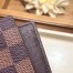 Louis Vuitton Pocket Organizer In Damier Ebene Canvas N63145