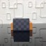 Louis Vuitton Enveloppe Carte De Visite In Damier Graphite Canvas N63338