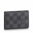 Louis Vuitton Enveloppe Carte De Visite In Damier Graphite Canvas N63338