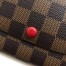 Louis Vuitton Emilie Wallet In Damier Ebene Canvas N63544
