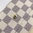 Louis Vuitton Emilie Wallet In Damier Azur Canvas N63546