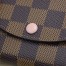 Louis Vuitton Rosalie Coin Purse In Damier Ebene Canvas N64423