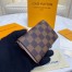 Louis Vuitton Rosalie Coin Purse In Damier Ebene Canvas N64423