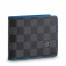 Louis Vuitton Multiple Wallet In Damier Graphite Canvas N64434