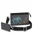 Louis Vuitton Gaston Wearable Wallet In Damier Graphite Canvas N64608