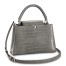 Louis Vuitton Capucines MM Bag In Crocodile-embossed Leather N99417