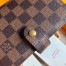 Louis Vuitton Small Ring Agenda Cover In Damier Azur Canvas R20706