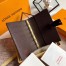 Louis Vuitton Small Ring Agenda Cover In Damier Azur Canvas R20706