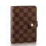 Louis Vuitton Small Ring Agenda Cover In Damier Azur Canvas R20706