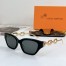 Louis Vuitton Black LV Edge Sunglasses Z1473E